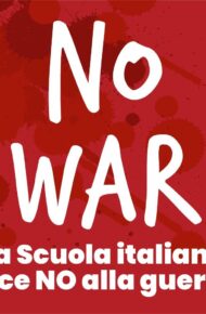La scuola italiana dice NO alla guerra
